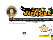 Tablet Screenshot of davesjungle.com